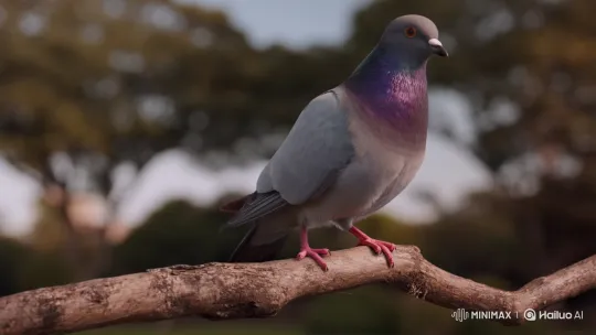Pigeon Transforms into a Pizza Creature – AI Generated Video | Hailuo AI
