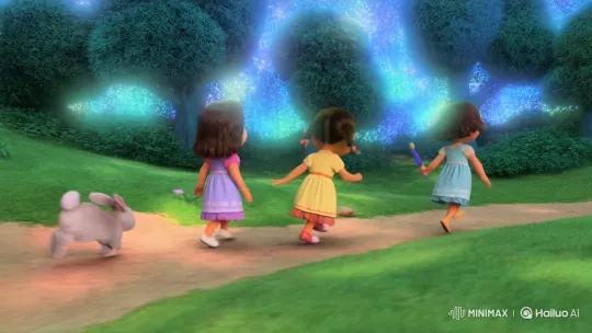 Friends Embrace Nature in Joyful Montage – AI Generated Video | Hailuo AI