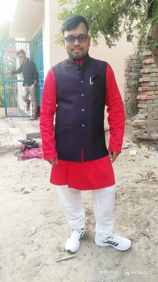 Man in Red Tunic Enters Car, Drives Away – AI Generated Video | Hailuo AI