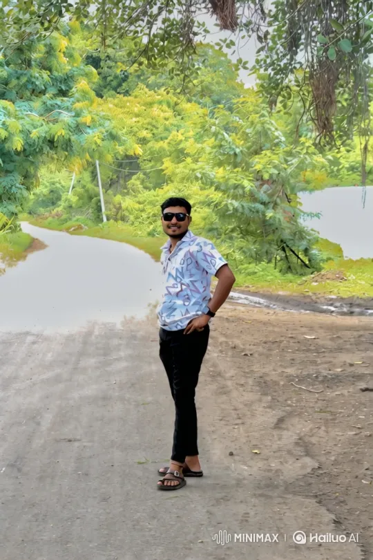 Indian Prime Minister Narendra Modi greets a young man on a rural road. – AI Generated Video | Hailuo AI