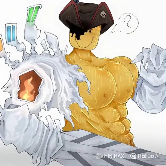 Muscular Character Defiantly Holds Middle Finger – AI Generated Video | Hailuo AI