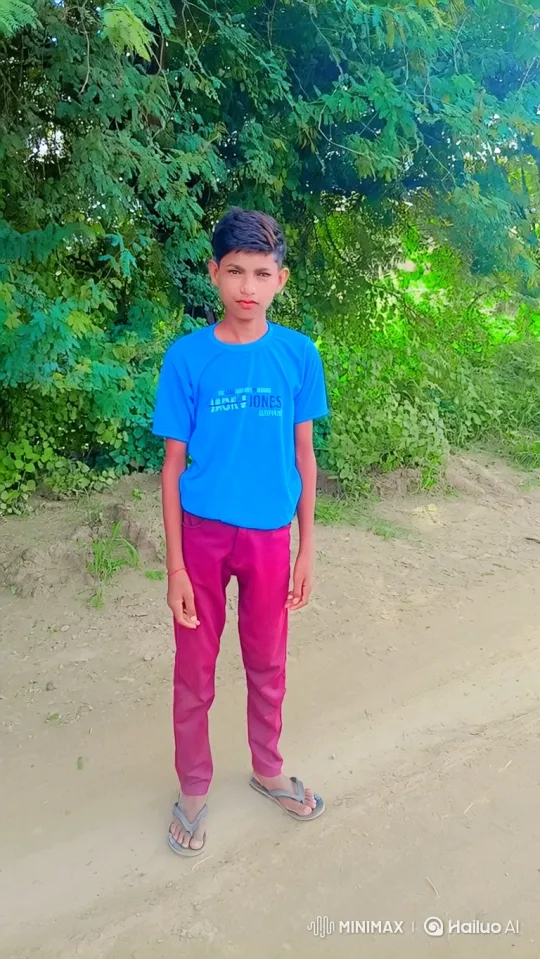 Young Boy Meets Political Figure on Dirt Path – AI Generated Video | Hailuo AI