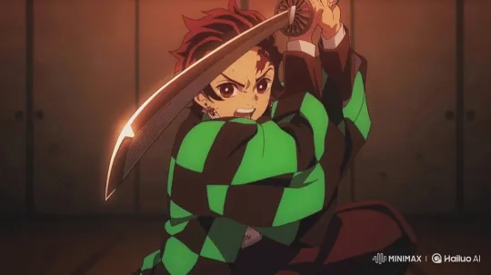Young Swordsman Preparing for a Decisive Strike – AI Generated Video | Hailuo AI