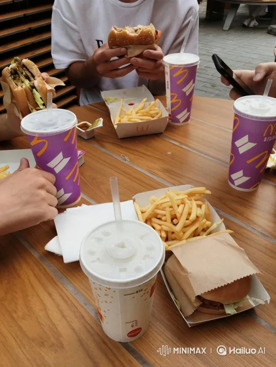 Quiet Moment of a Fast Food Meal – AI Generated Video | Hailuo AI