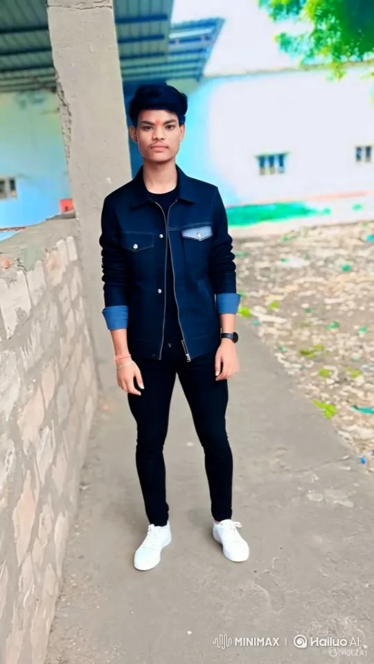 Young Man in Casual Outfit Stands Confidently – AI Generated Video | Hailuo AI