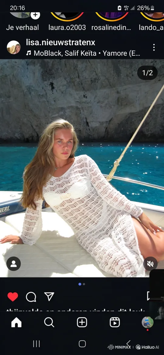Woman's Hair Flies Wildly on Speeding Powerboat – AI Generated Video | Hailuo AI