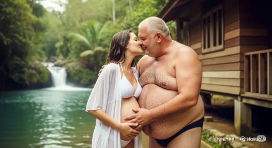 Couple's Intimate Moment in Tropical Paradise – AI Generated Video | Hailuo AI