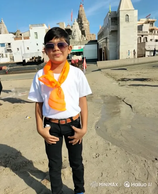 Young Boy Meets Man Resembling PM in Confident Exchange – AI Generated Video | Hailuo AI