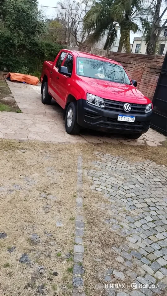 Volkswagen Truck and Ground Details Under Overcast Sky – AI Generated Video | Hailuo AI