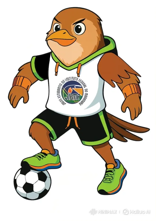 Athletic Bird Mascot Dribbling Soccer Ball – AI Generated Video | Hailuo AI