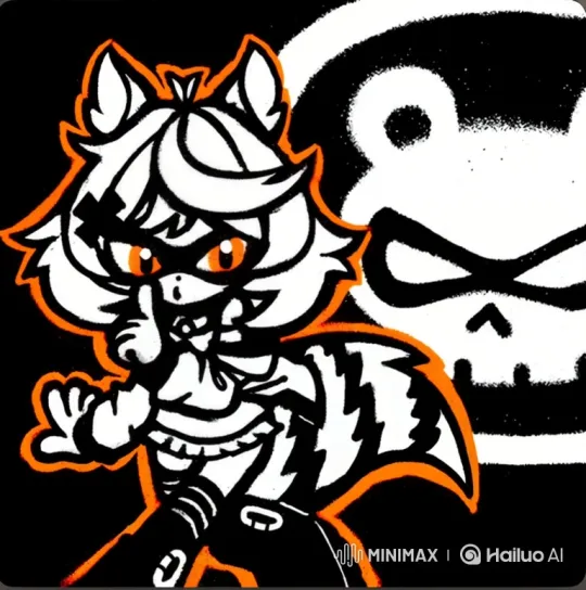 Anthropomorphic Raccoon Character in Dark Illustration – AI Generated Video | Hailuo AI