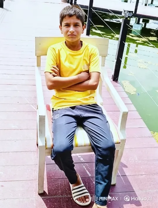 Young Man Meets Narendra Modi on Outdoor Deck – AI Generated Video | Hailuo AI