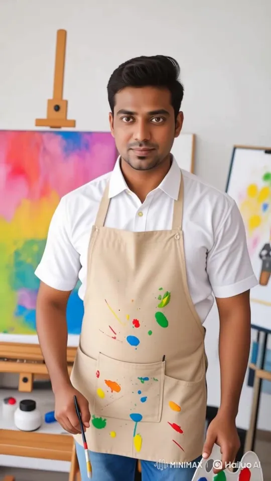 Artistry and Craftsmanship of a Painter – AI Generated Video | Hailuo AI