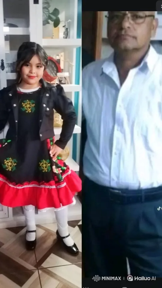 Young Girl and Older Man Share a Gentle Embrace – AI Generated Video | Hailuo AI