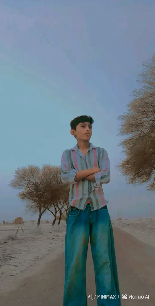 Young Man Meets Formal Gentleman in Deserted Landscape – AI Generated Video | Hailuo AI