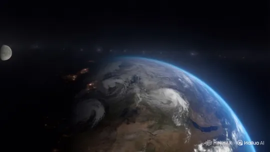 Earth to Black Hole: Cosmic Journey – AI Generated Video | Hailuo AI