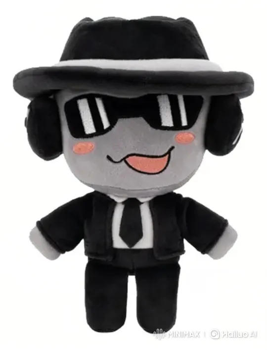 Grey Plush Character Finds a Golden Coin in Park – AI Generated Video | Hailuo AI