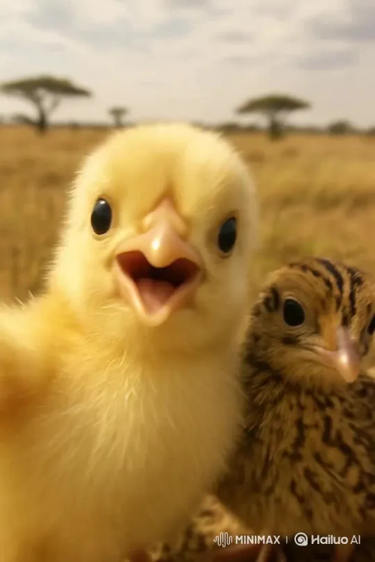 Lost Baby Chicks Survive in the Jungle – AI Generated Video | Hailuo AI