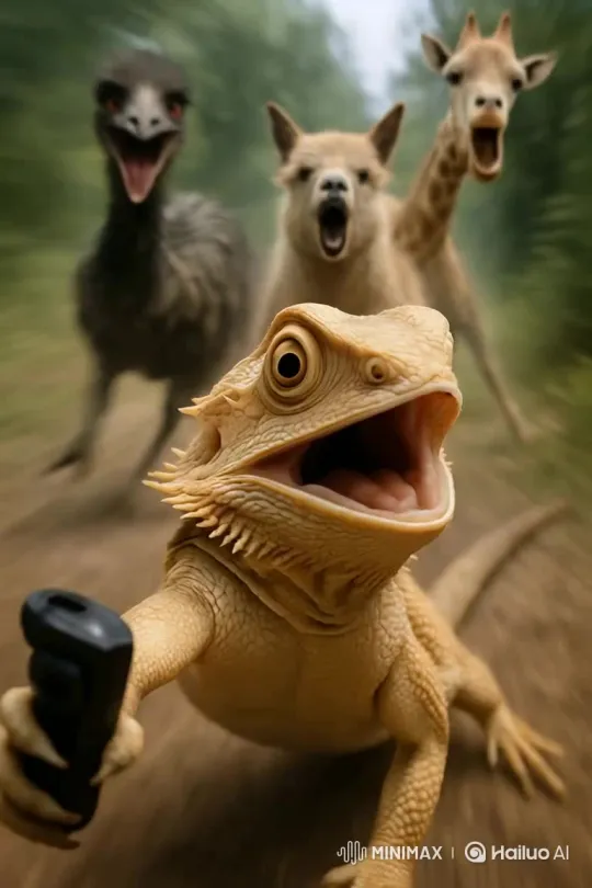 Emu, Llama, and Giraffe: A Study of Unique Animals – AI Generated Video | Hailuo AI