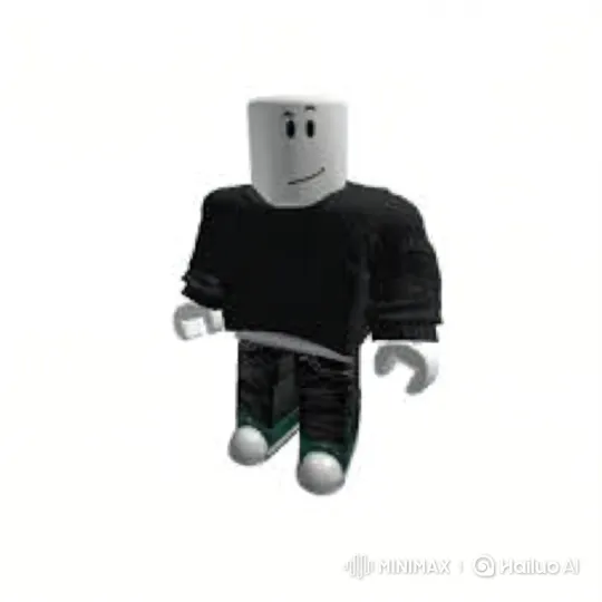 Roblox Avatar Battles Yellow Character in Desolate Landscape – AI Generated Video | Hailuo AI