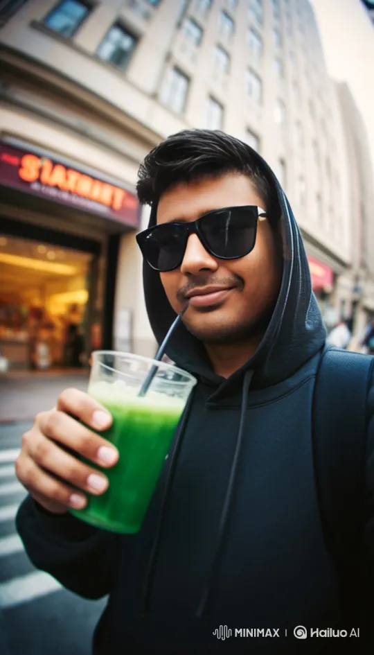 Young Man Meets Prime Minister Modi Lookalike in City Street – AI Generated Video | Hailuo AI