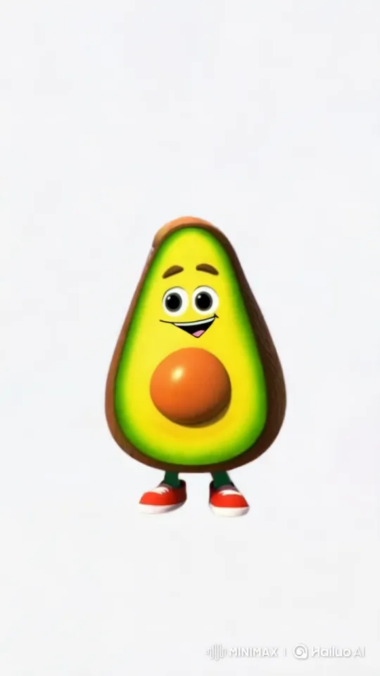 Avocado Enjoys Boba Drink at Tea Shop – AI Generated Video | Hailuo AI