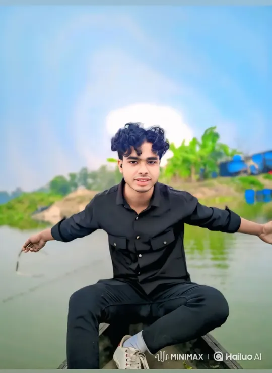 Young Man in Boat Transitions to Driving Luxury Sports Car – AI Generated Video | Hailuo AI