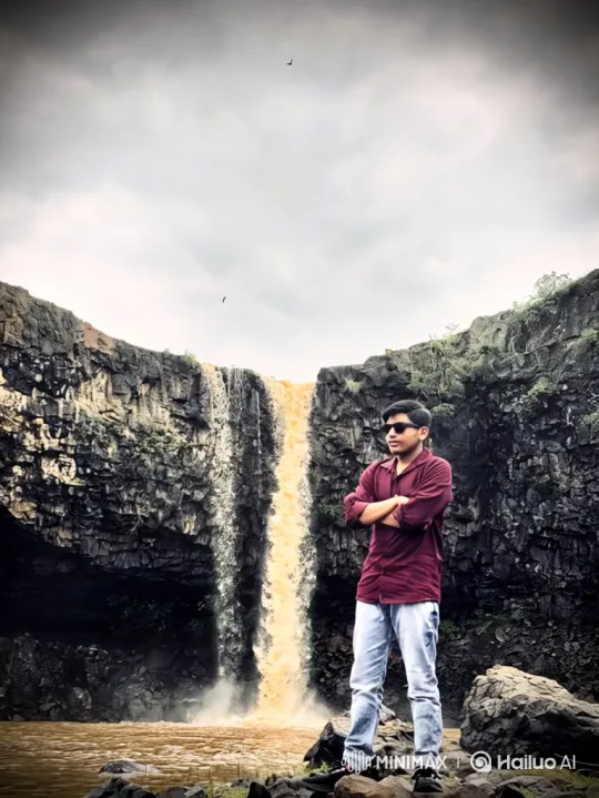Earth Zoom: From Waterfall to Cosmic View – AI Generated Video | Hailuo AI