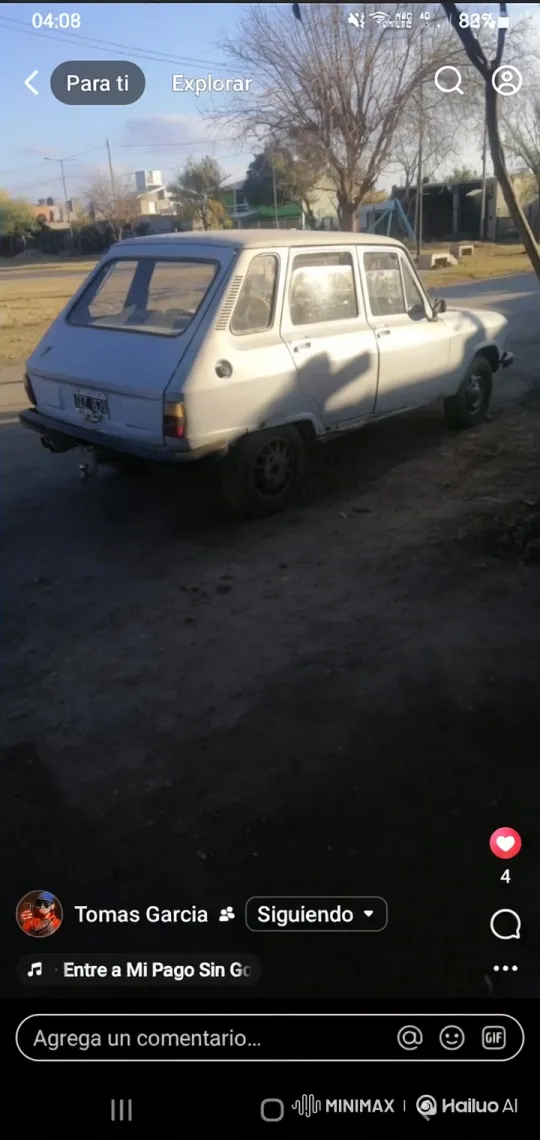 Vintage Hatchback Simulates Air Suspension Lowering – AI Generated Video | Hailuo AI