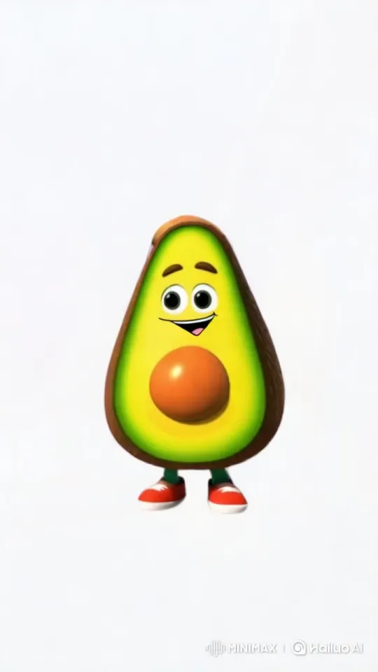 Sad Avocado Reflects on Rainy Porch – AI Generated Video | Hailuo AI