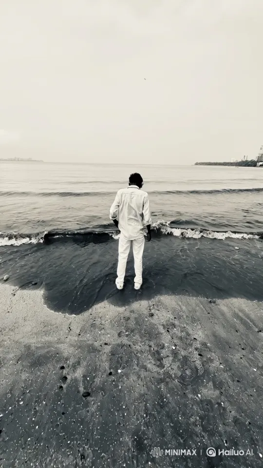 From Beach to Earth Orbit: A Cinematic Zoom-Out – AI Generated Video | Hailuo AI