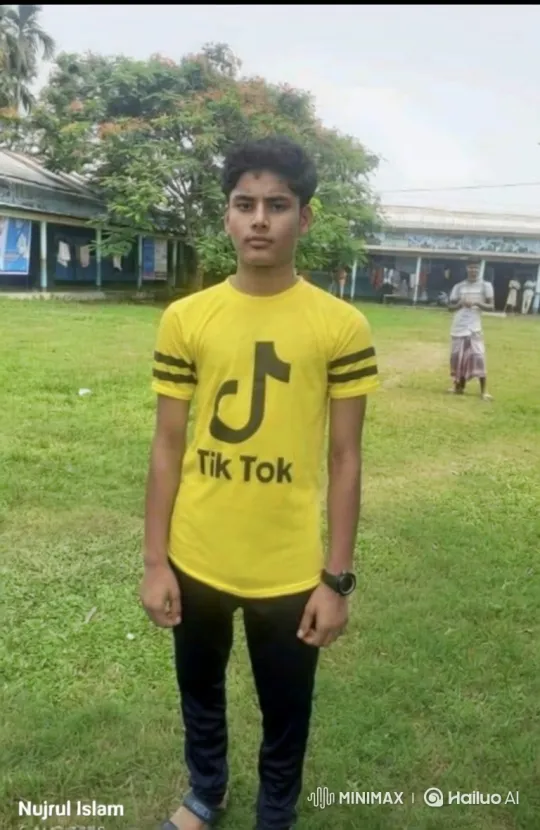 Young Man in Yellow Shirt Smiles During Gentle Breeze – AI Generated Video | Hailuo AI