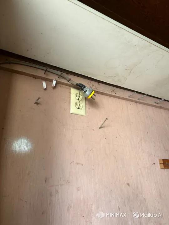 Electrical Fault Leads to Outlet Explosion and Wall Fire – AI Generated Video | Hailuo AI