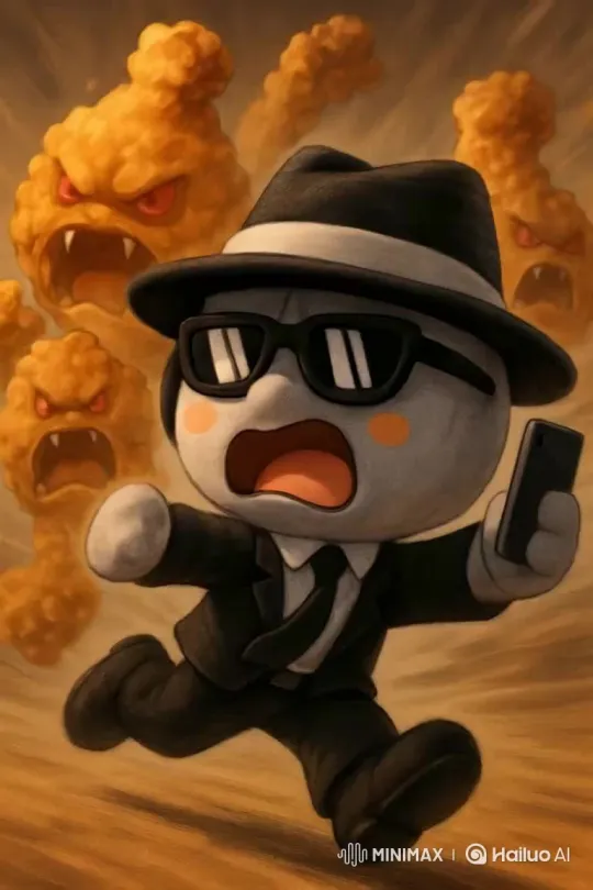 Plush Toy's Unfortunate Adventures: Coin Mishap to Fried Chicken Fate – AI Generated Video | Hailuo AI