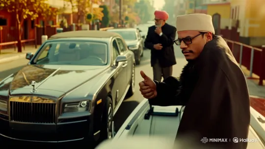 Man on Street Confidently Greets His Rolls-Royce Arrival – AI Generated Video | Hailuo AI