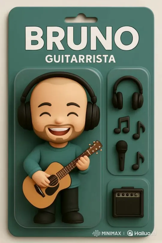 Bruno: The Guitarist – AI Generated Video | Hailuo AI