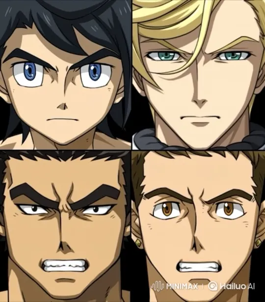 Anime Characters' Anger Transforms to Laughter – AI Generated Video | Hailuo AI