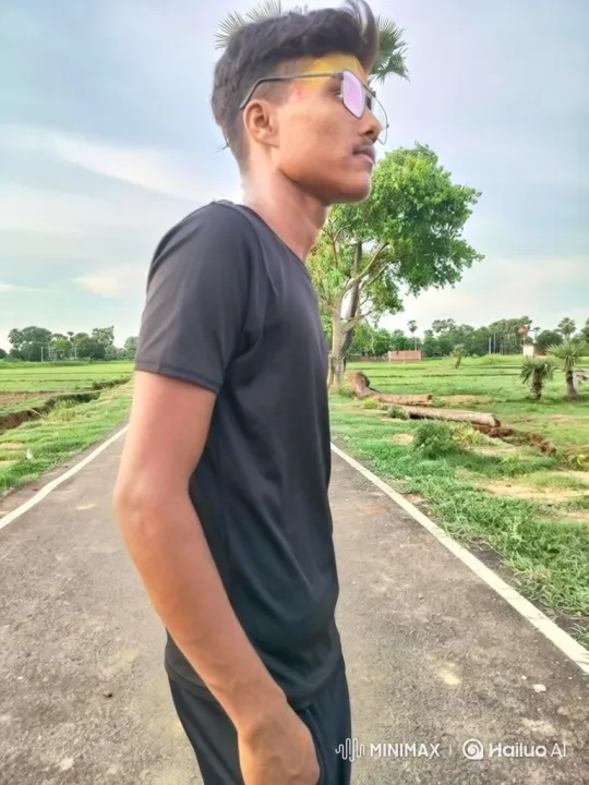 Contemplative Young Man in Rural Landscape – AI Generated Video | Hailuo AI