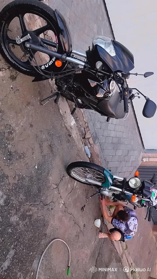Motorcycles to Earth: A Journey from Ground to Space – AI Generated Video | Hailuo AI