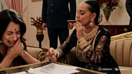 Luxurious Lounge: Eugenia's Cruel Triumph Over a Poisoned Victim – AI Generated Video | Hailuo AI