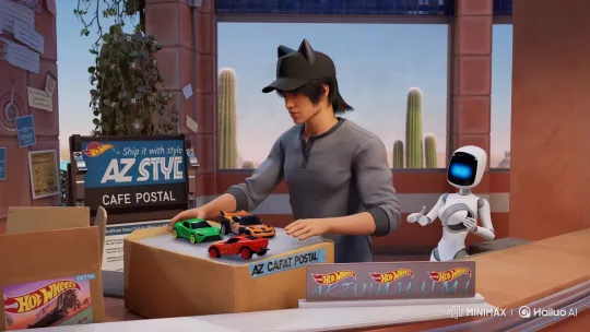 Arizona Post Office: George Packs Unique Hot Wheels with AI Helper – AI Generated Video | Hailuo AI