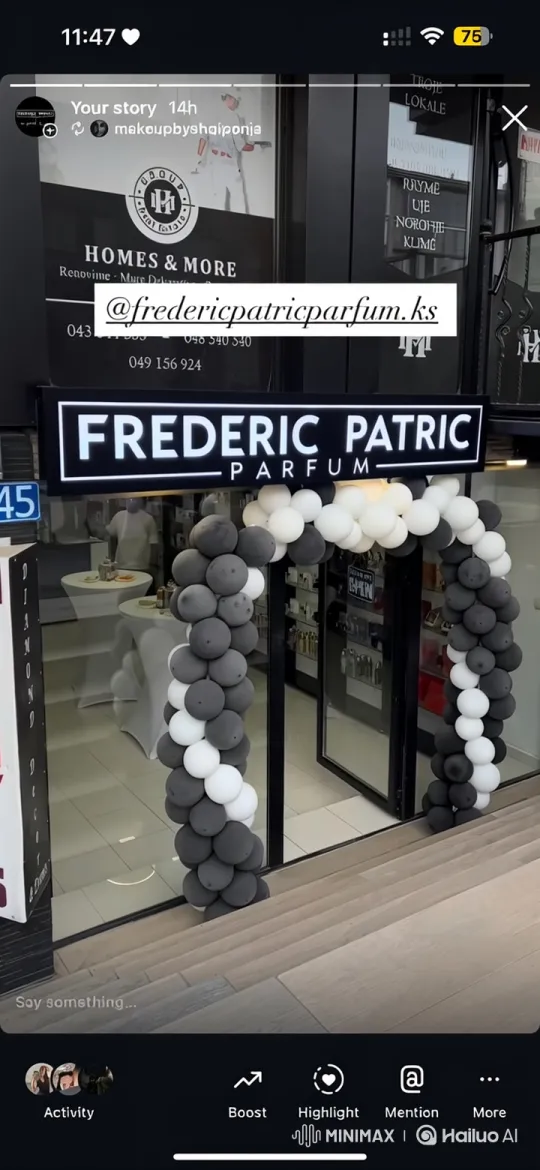 Disorienting Camera Movement Highlights Perfume Shop Sign – AI Generated Video | Hailuo AI