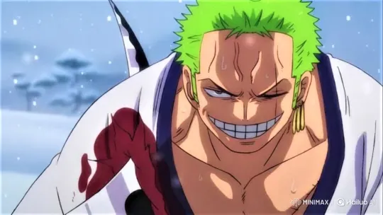 Zoro Transforms into a Green White Tiger in Snowy Landscape – AI Generated Video | Hailuo AI