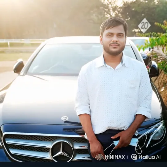 Young Man Meets Older Gentleman in Warm Sunset Setting – AI Generated Video | Hailuo AI