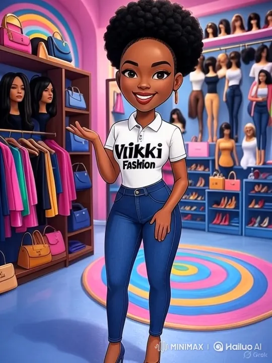 African Woman Showcases Her Vibrant Fashion Boutique – AI Generated Video | Hailuo AI