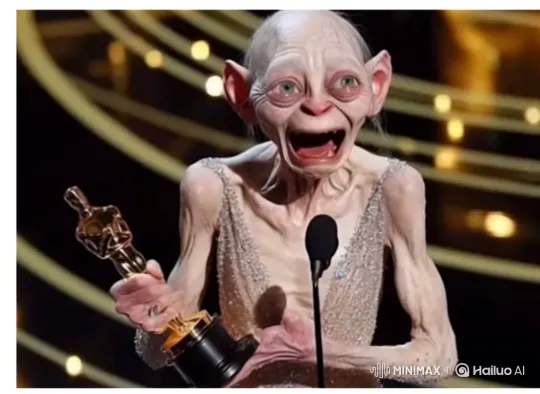 Emotional Creature Wins Award, Cries in Joy – AI Generated Video | Hailuo AI