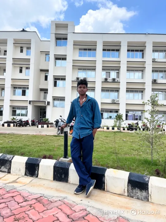 Young Man Meets Narendra Modi Lookalike in Front of Modern Building – AI Generated Video | Hailuo AI