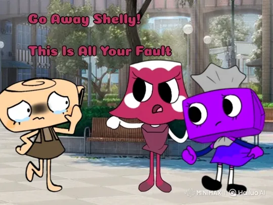 Dramatic Confrontation and Emotional Departure of Cartoon Characters – AI Generated Video | Hailuo AI