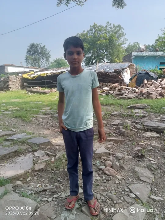 Young Man Meets Narendra Modi in Rustic Setting – AI Generated Video | Hailuo AI
