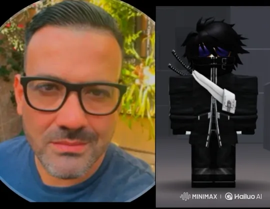 Fighting Scene: Man vs. Avatar with Swords – AI Generated Video | Hailuo AI
